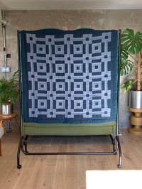 Image 4 of Blue Tile Quilt