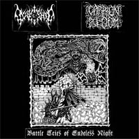 OCCULT BLOOD / CARRION BLOOM "Battle Cries of Endless Night" LP [SORCERY-080]