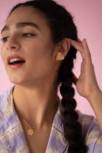 Image 3 of Boucles d'oreilles Puces Coeur