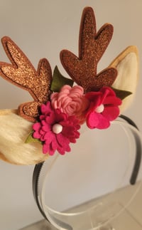 Image 2 of Floral reindeer ears
