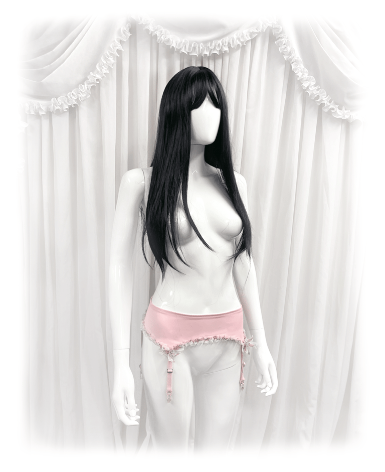 Fifi chachnil pink garter belt