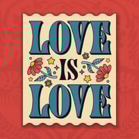Image 1 of LOVE IS LOVE STICKER
