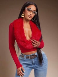 Image 3 of SKYNLYDRESS - Top à manches longues à col polaire sexy décontracté pour femmes