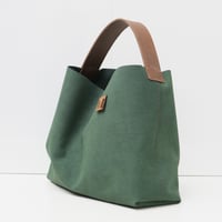 Image 5 of Ode to a Furoshiki in napped forest green