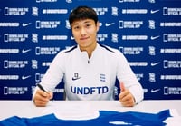 '브라질 골망을 찢어버린' 백승호, '3부 리그' 버밍엄 시티와 4년 계약 체결 