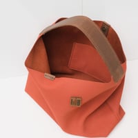 Image 6 of Ode to a Furoshiki in napped rust