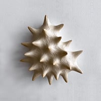 Petite sculpture murale à pointes (bl)