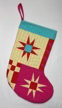 Image 3 of Handmade Quilting Stocking #11
