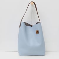 Image 1 of Tube Tote in pebbled sky