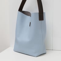 Image 4 of Tube Tote in pebbled sky