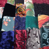 Image 3 of Whimsigoth Fabric Scraps - Lace, Silk, Velvet & Chintz