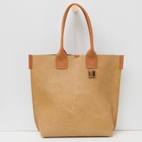Image 1 of Tall Tote in vintage camel