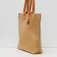 Image 4 of Tall Tote in vintage camel
