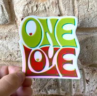 Image 5 of One Love Vinyl Sticker