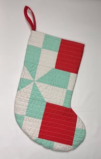 Image 3 of Handmade Quilted Stocking #16