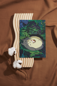 Image 2 of Illustration Shiro sieste avec Totoro 