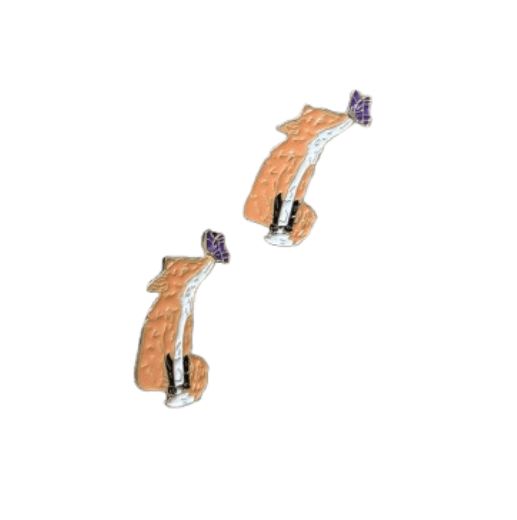 Image of Fox and Butterfly Pin