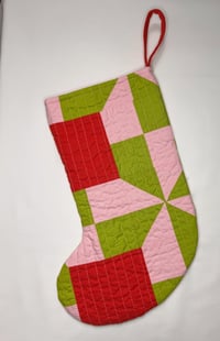 Image 3 of Handmade Quilted Stocking #19