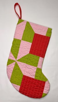 Image 4 of Handmade Quilted Stocking #19