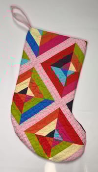 Image 3 of Hand Quilted Stocking #1