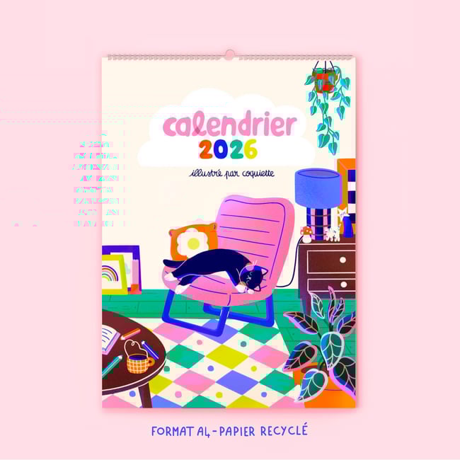 Calendrier mural 2026 