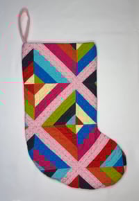 Image 3 of Hand Quilted Stocking #2