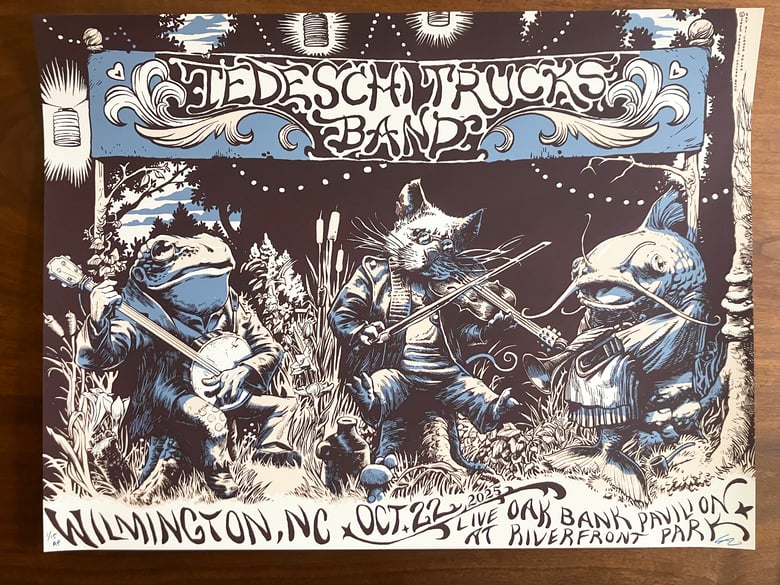 Image of Tedeschi Trucks Band - Wilmington, NC - Artist Edition