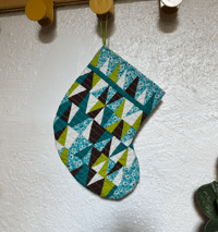 Image 2 of Handmade Quilted Mini Stocking #10