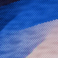 Image 1 of BLUE SWOOSH 3D PRINT