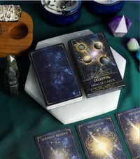 Image 1 of Celestial Zodiac Atlas Oracle Cards - Spiritual Deck
