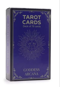 Image 2 of NEW Goddess Arcana Tarot Cards with Guide Book 