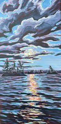 Night Cruise Original Painting 