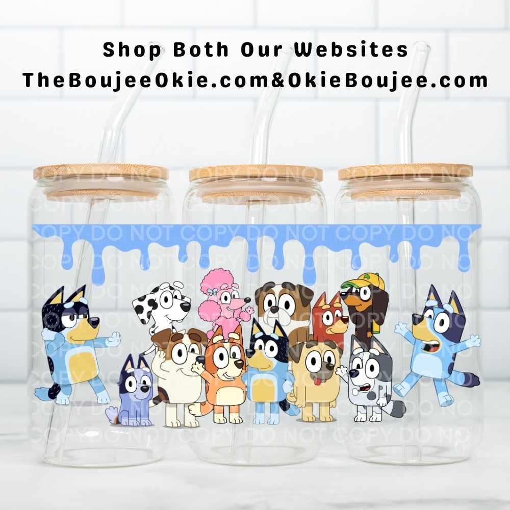 Image of Bluey Uv Dtf Wrap  W649