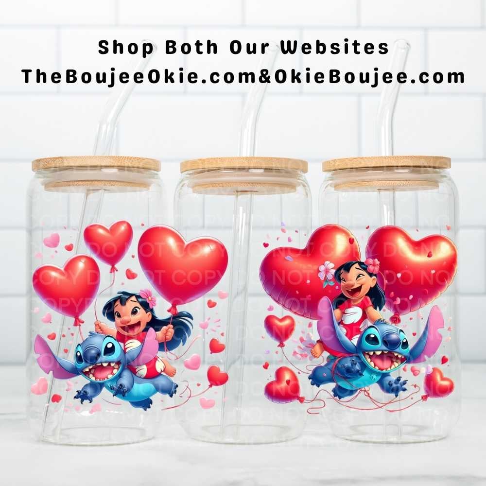 Image of Lilo & Stitch Uv Dtf Wrap W0762