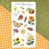 Image 1 of Fall Florals Sticker Sheet (24-005)