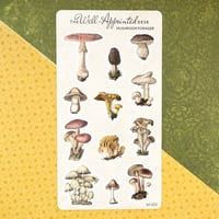Image 2 of Mushroom Forager Sticker Sheet (24-003)