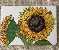 Image 2 of Sunflowers- 4 cards 