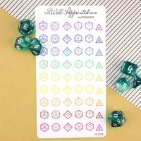 Image 1 of  A Little Dicey Sticker Sheet  (25-005)