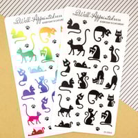 Image 1 of  Everyday is Caturday Sticker Sheet (25-006)