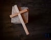 Handmade Wooden Cross (Cherry)