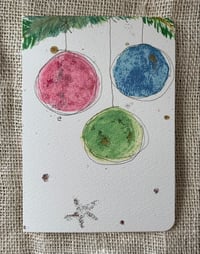 Image 3 of 2 cards- ornaments 