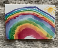 Image 2 of Eden’s flowers and rainbows- 4 cards