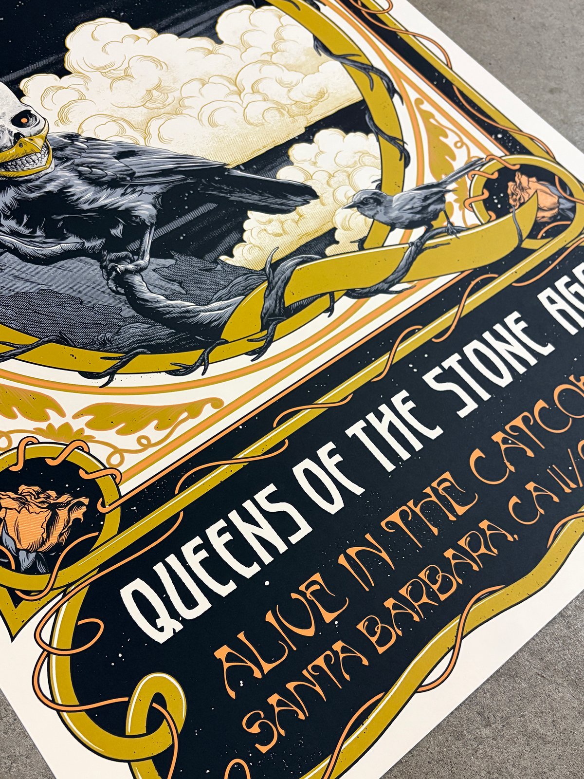 F4D Studios — QOTSA Santa Barbara Posters