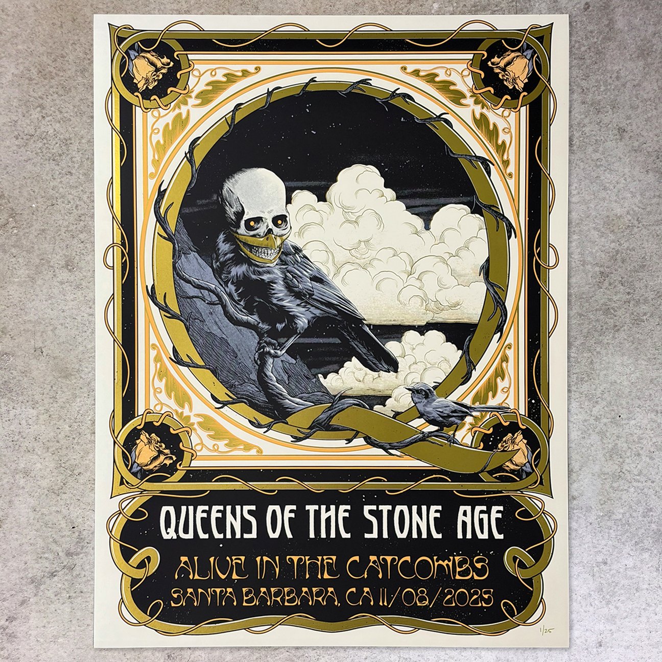 F4D Studios — QOTSA Santa Barbara Posters