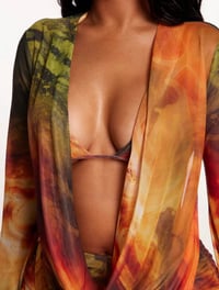 Image 1 of SKYNLYDRESS - Ensemble 3 pièces décontracté à imprimé animal sexy pour femmes