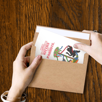 Image 5 of “Ruby Loves Dance Parties” (4x6 blank greeting card)