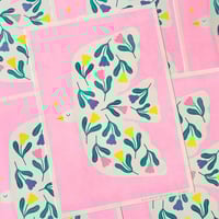 Image 1 of Illustration limitée en risographie A4  - Oiseau