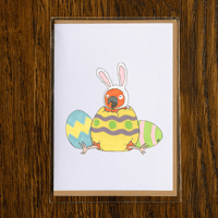 Image 1 of "Ruby Wants Candy" (4x6 blank greeting card)