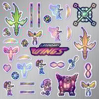 Image 4 of Legendary Wings NES Sticker/Magnet Sets (31 Pieces)