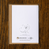 Image 2 of "Ruby Just Wings It" (4x6 blank greeting card)